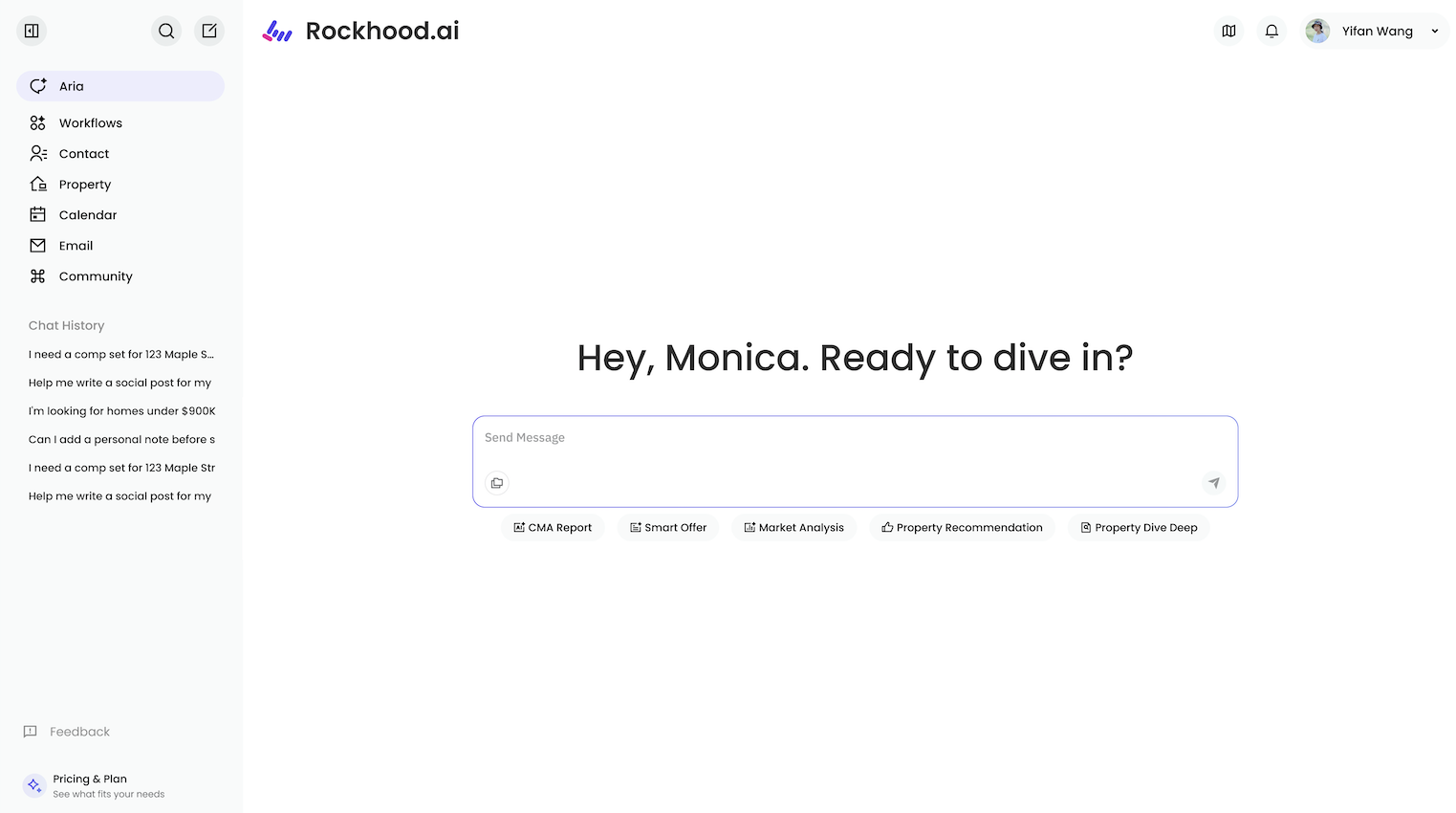 Rockhood AI Homepage Demo - How Rockhood AI Works