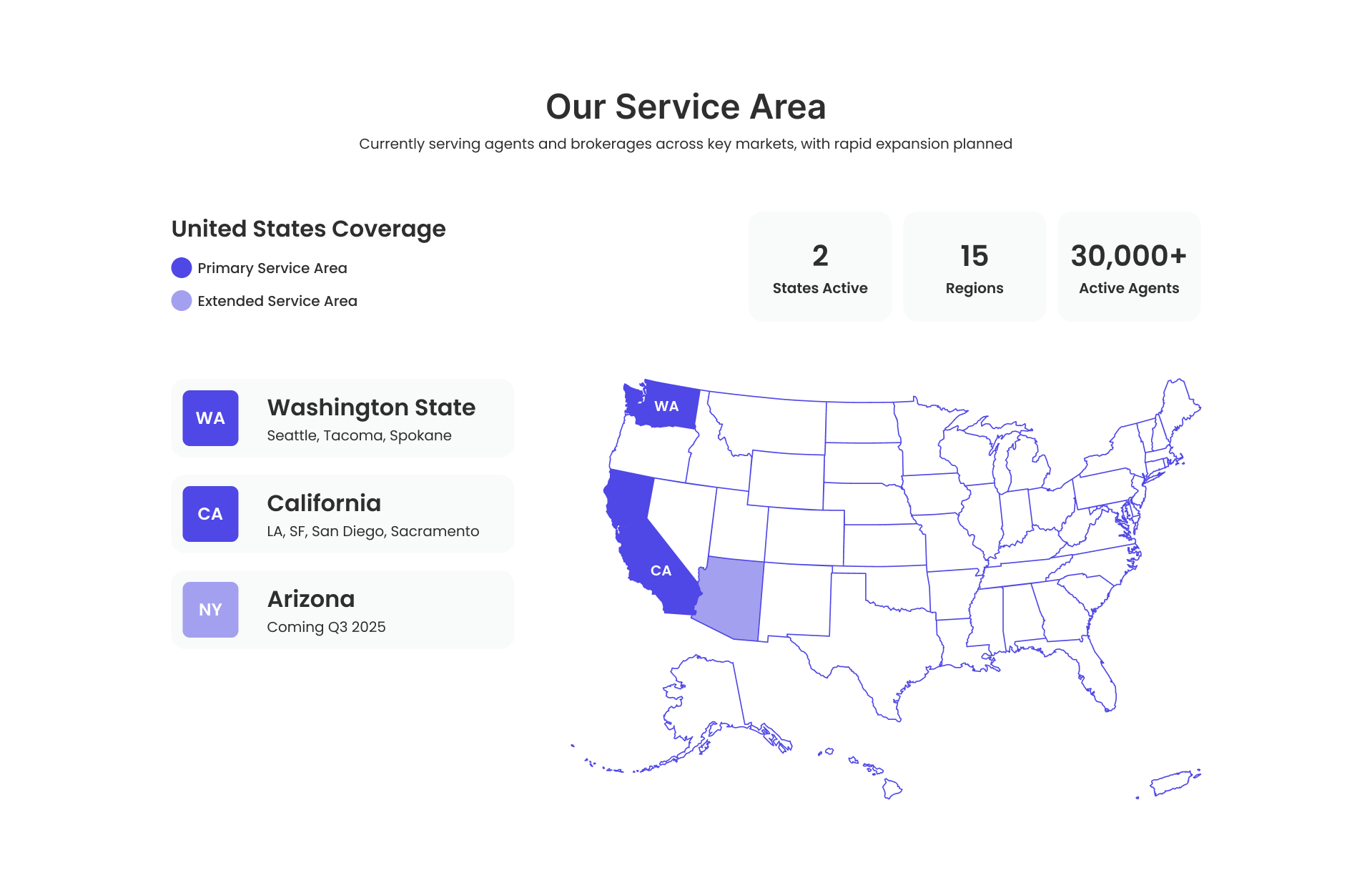 Rockhood AI Service Coverage Map
